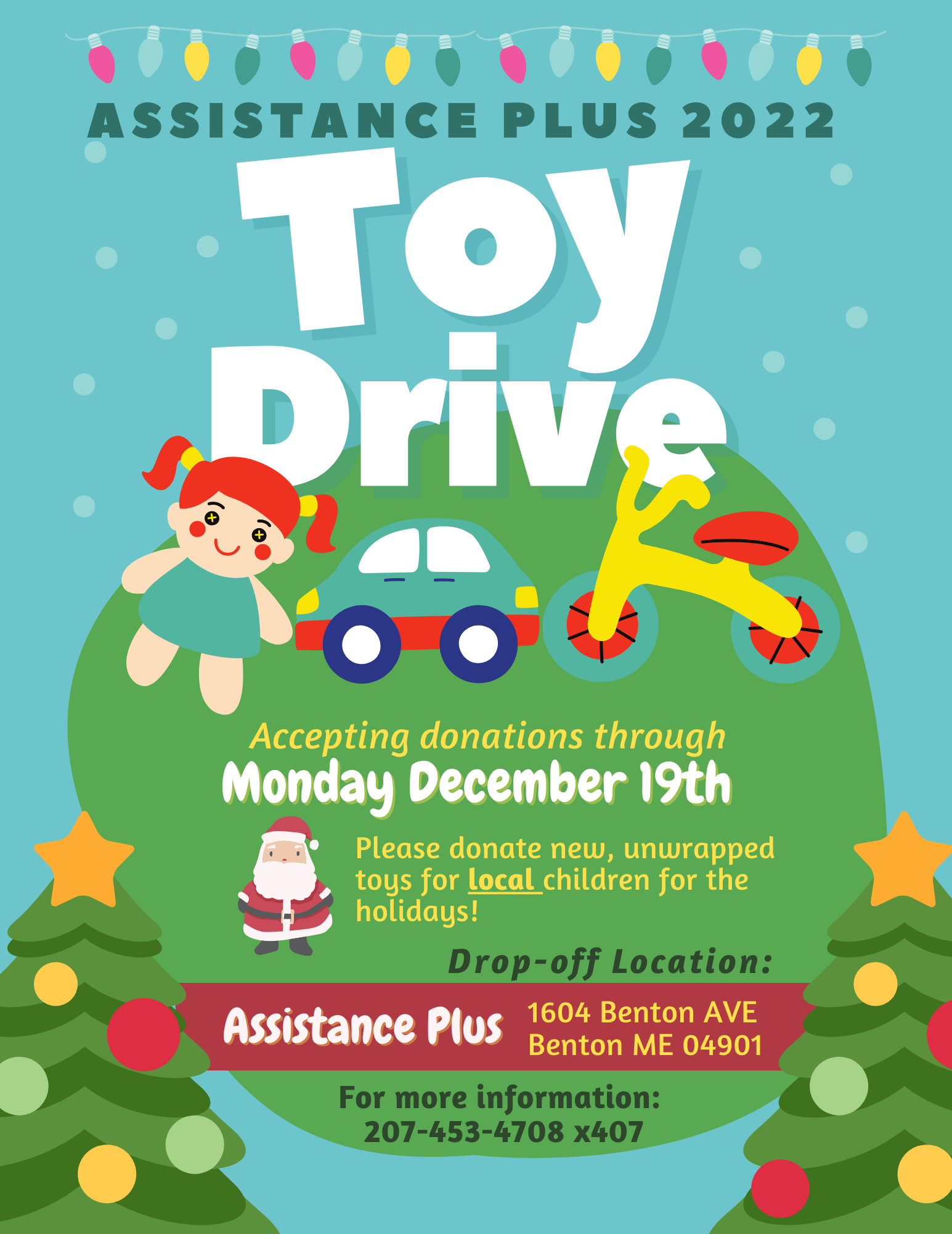 TOY DRIVE FLYER